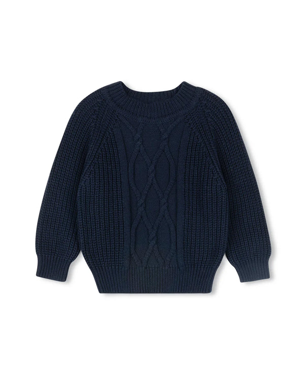 One Child Arlin Cable Knit Sweater