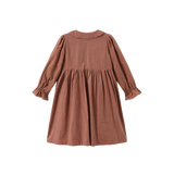Lilou Peer Smocked Top Button Down Dress