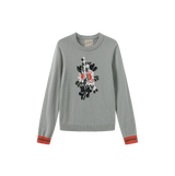 N+A Rustic Flower Sweater