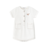Coco Blanc Boy Denim Romper SS26