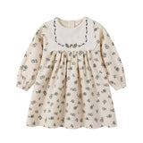Nou Nelle Courduroy Floral Dress