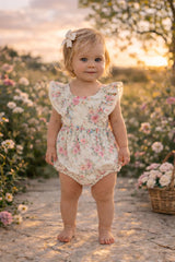 Maniere Cottage Rose Romper