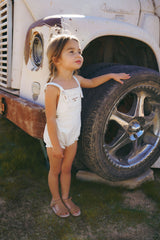 Coco Blanc Girl Denim Romper SS26