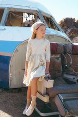 Coco Blanc Wide Sleeve Dress 3/4