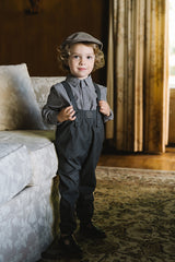 Analogie Plaid Edition Boys Shirt  - Soft Grey Plaid