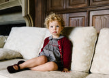 Analogie Fine Knit Cardigan - Deep Red