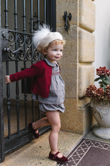 Analogie Plaid Edition Girls Toddler Set  - Soft Grey Plaid