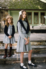 Analogie Plaid Edition Girls Skirt  - Dried Blu Plaid
