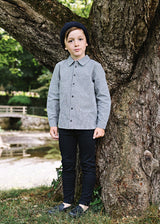 Analogie Plaid Edition Boys Shirt  - Dried Blu Plaid