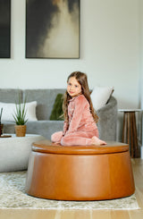 Poug Velour Grandpa Pjs - Pink
