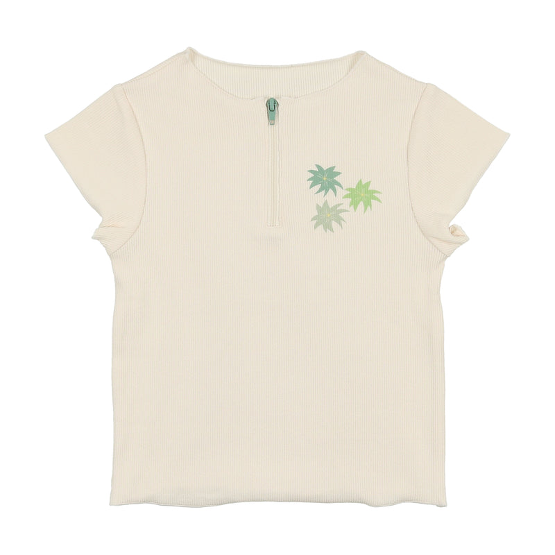 Montee Floral Ribbed Boys Top