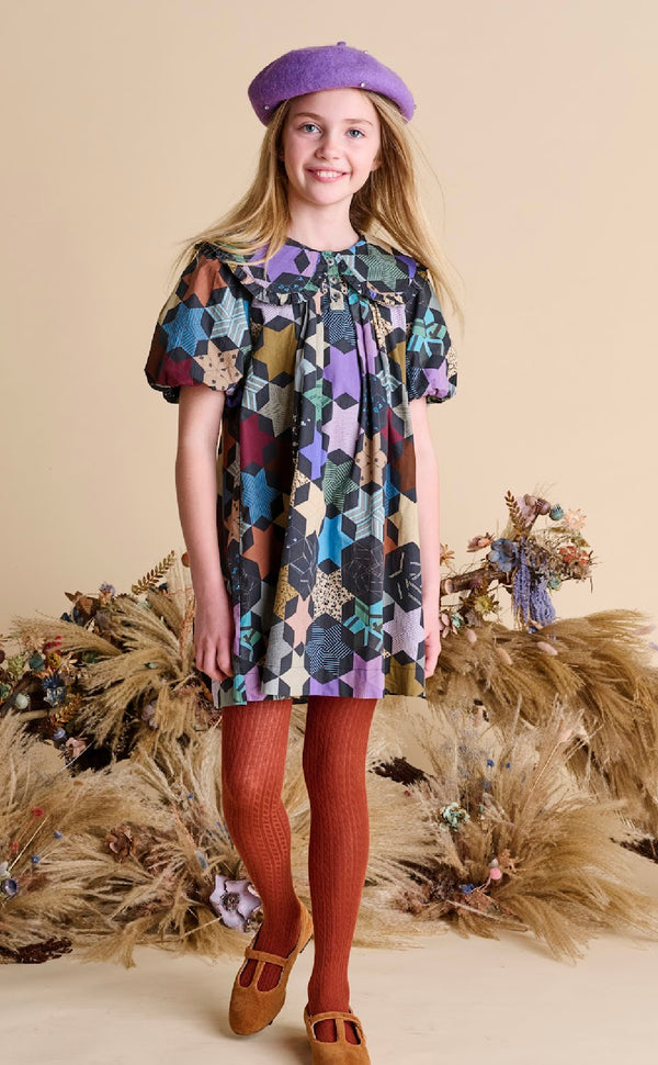 Porter Colorful Star Design Dress