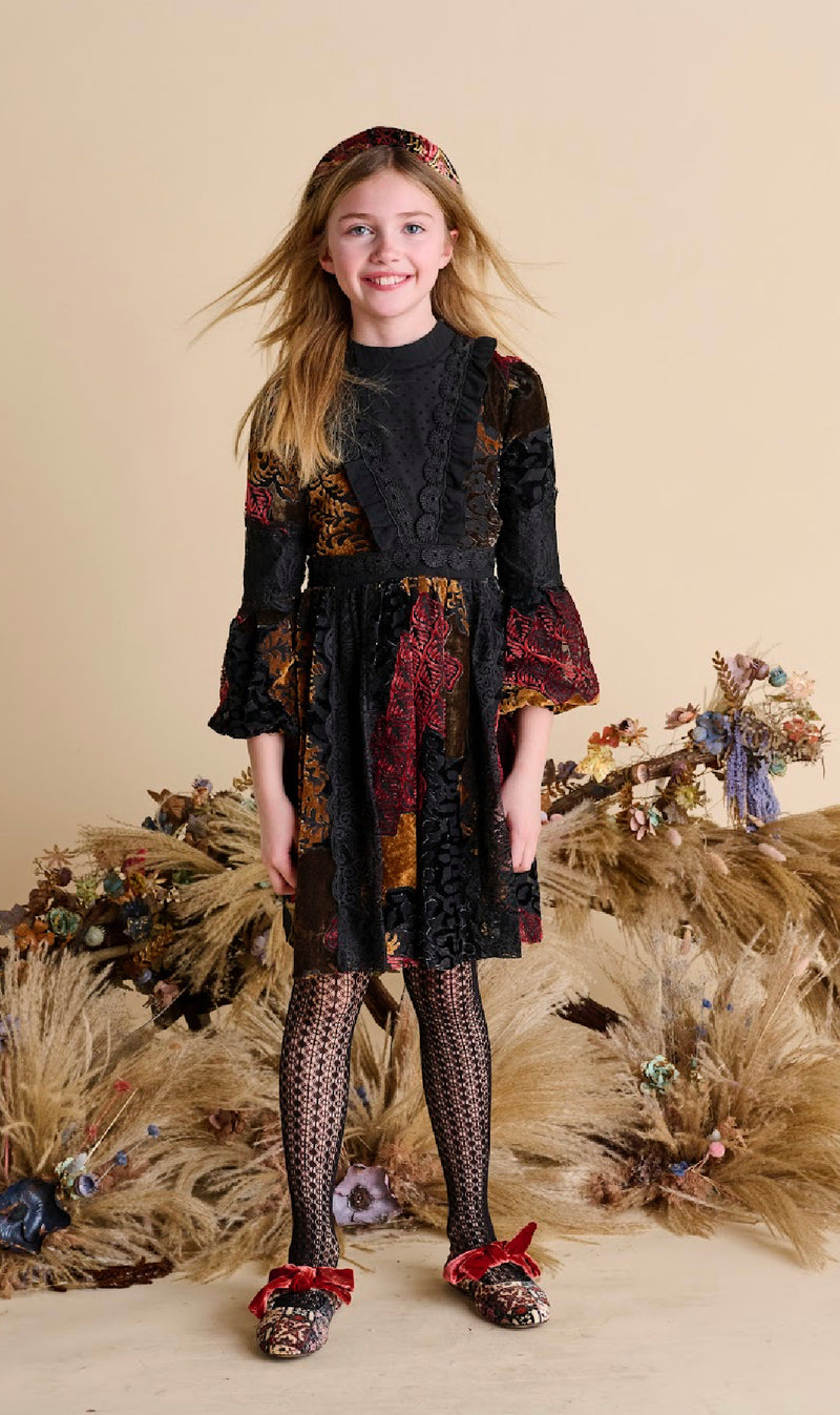 Porter Lace Dress with Design