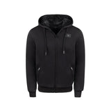 T.O. Fully Lined Fur Hoodie - Black