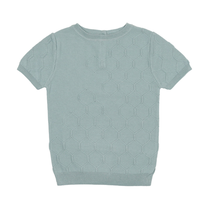 Noovel Aqua Boys Honeycomb Shirt