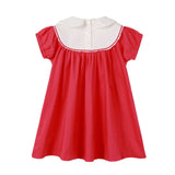 Nou Nelle Hot Pink Embroidered Dress