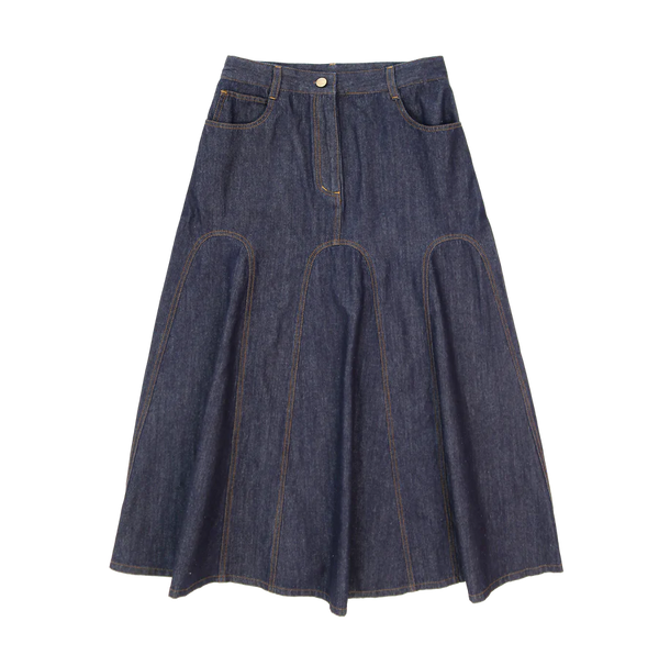 Coco Blanc Teen Denim Skirt