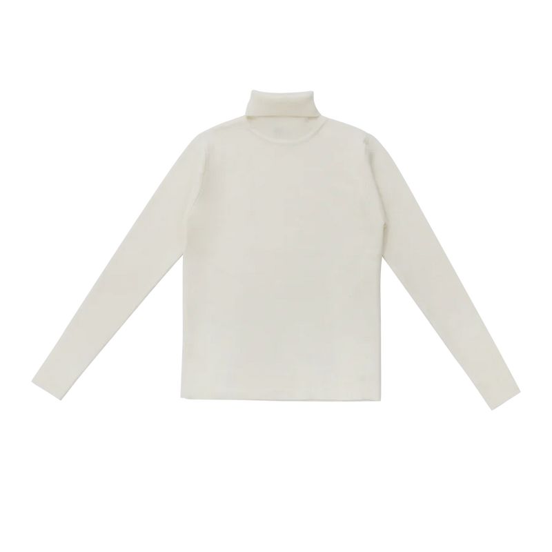 Coco Blanc Ribbed Turtleneck