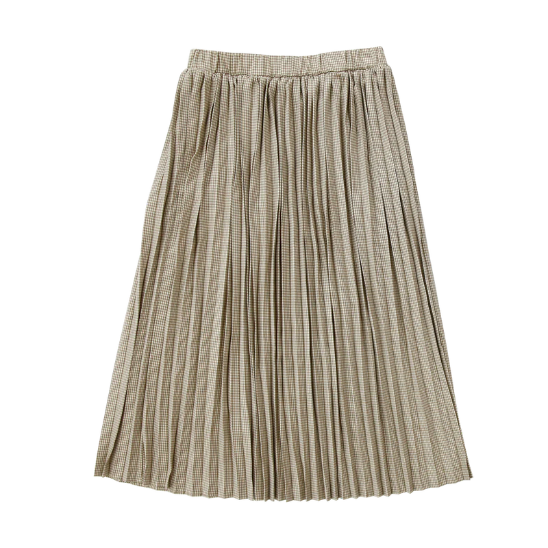Coco Blanc Gingham Maxi Skirt