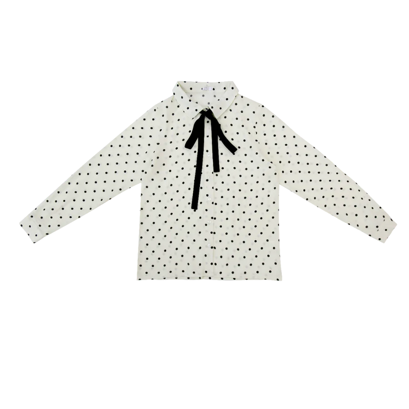 Coco Blanc Polka Dot Blouse