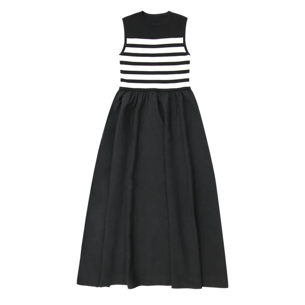 Coco Blanc Striped Cardigan Maxi