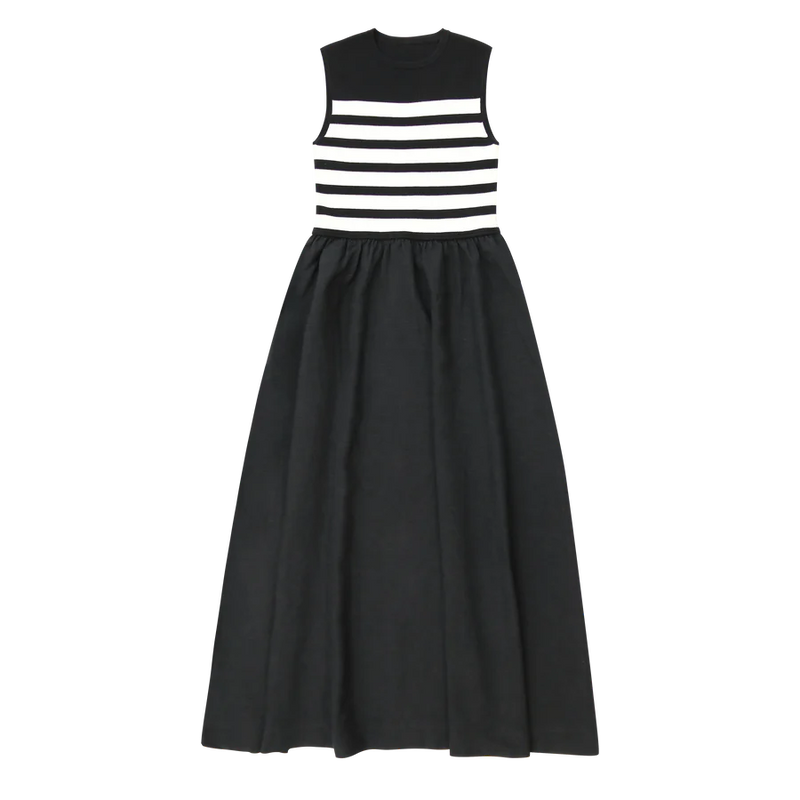 Coco Blanc Striped Cardigan Maxi