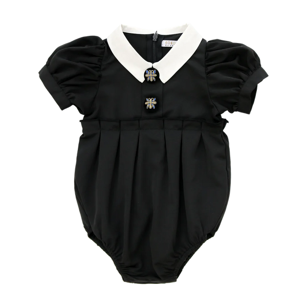 Coco Blanc Taffeta Romper