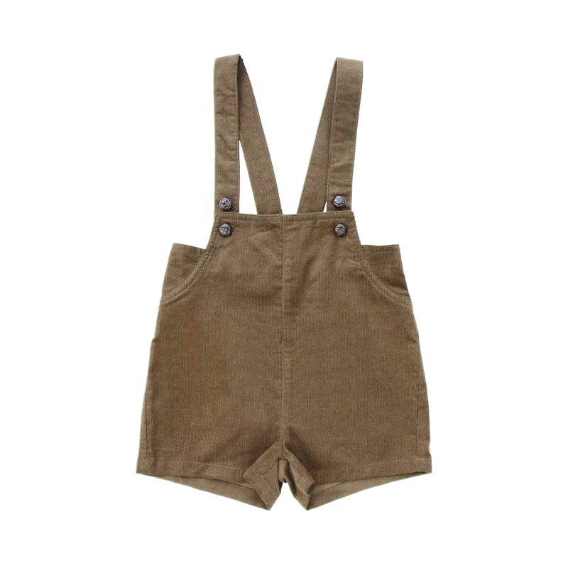 Coco Blanc Thin Corduroy Overalls