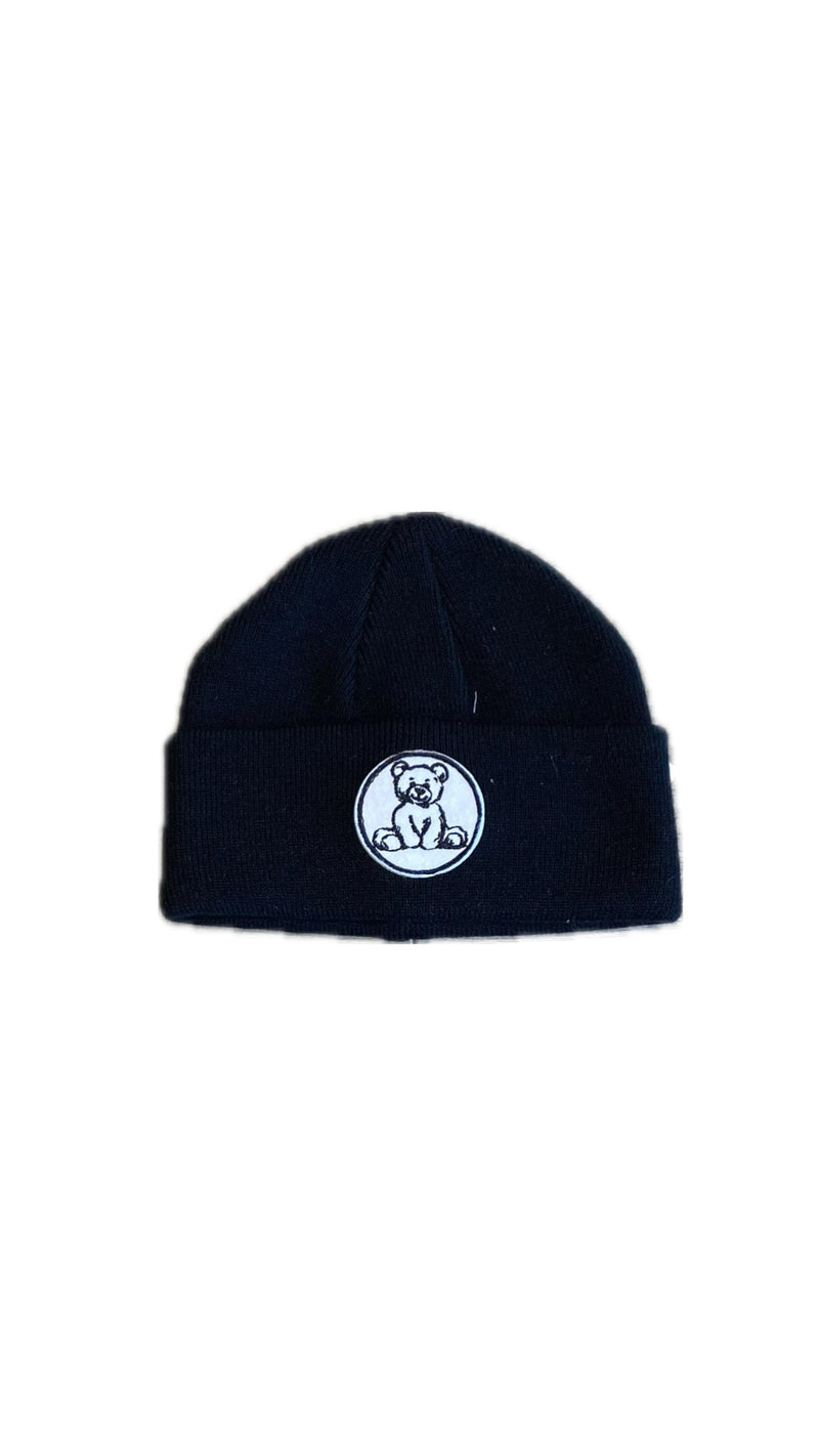 Nicsessories Cuff Beanie - Black Bear