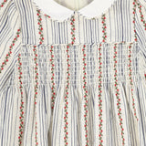 Bamboo Smock Chest Floral Print Dress