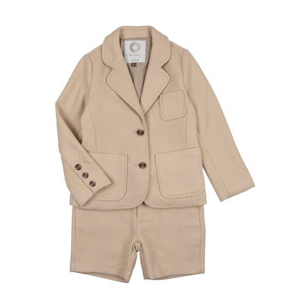 Coco Blanc Oatmeal Wool Suit