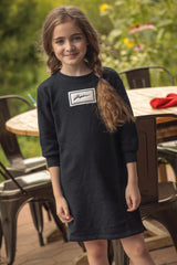 Jaybee Sherpa Patch Dress