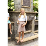 Mode Avant Pink Denim Skirt