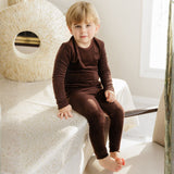 Bonjoy Pajamas - Brown Velour
