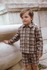 Coco Blanc Plaid Suit