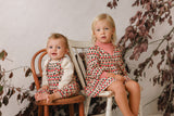 Mini P Printed Cord Romper