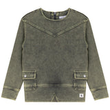 Kix Washed Raw Edge Sweatshirt