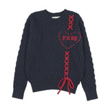 Froo Laced Knit Sweater