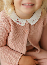 Elys & Co Floral Star Knit Pink 3 Piece Set - Pink