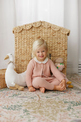 Elys & Co Floral Star Knit Pink 3 Piece Set - Pink