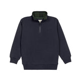 Elys & Co French Terry Scottish Navy Polo  - Navy