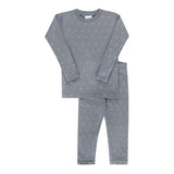 Elys & Co Rosebud Diamond Blue Pajamas - Blue