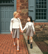 Looms Fair Isle Collection Mockneck - Mauve