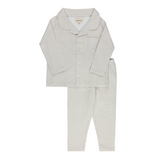 Elys & Co Gingham Teddy Tan Pajamas - Tan