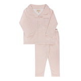 Elys & Co Gingham Teddy Pink Pajamas - Pink