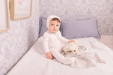 Mini Label Boys Geometrical Printed Footie Set - White