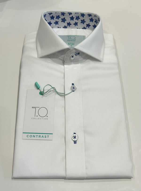 T.O. Contrast Shirt Long Sleeve 085-AS