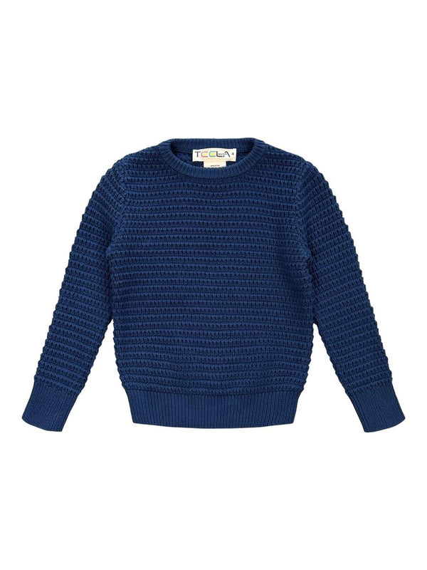 Teela Weave Sweater Off Navy