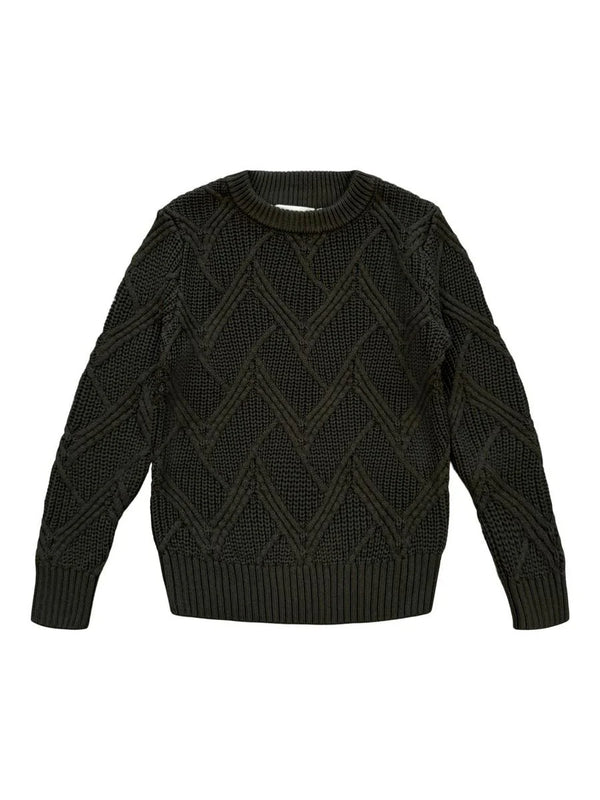 Teela Geo Sweater Olive