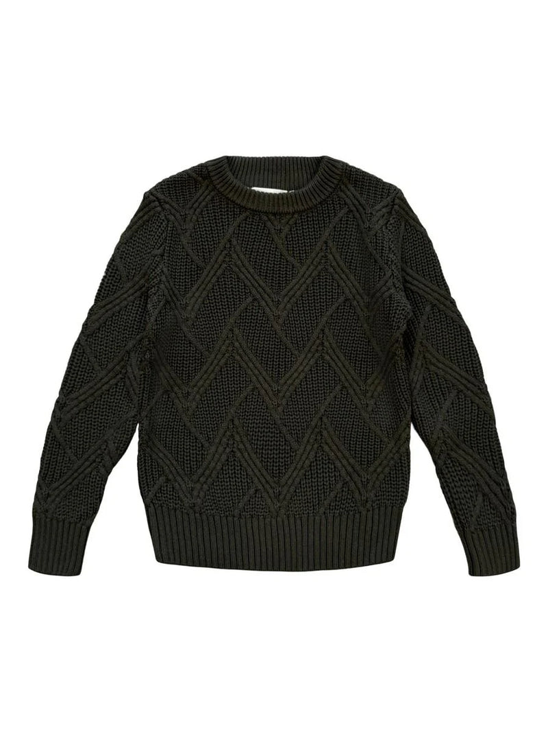 Teela Geo Sweater Olive